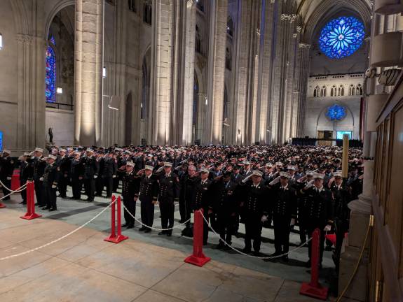 Salute at FDNY Memorial 2025.