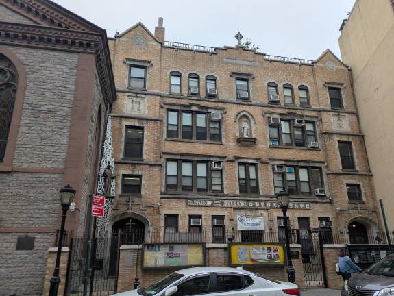 Church of Transfiguration School at 29 Mott Street.