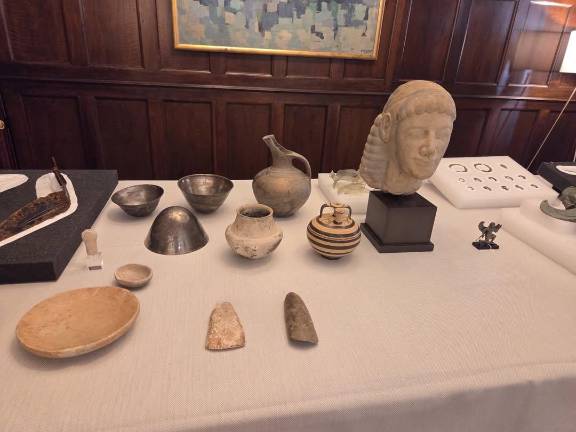 Among the antiquities returned.