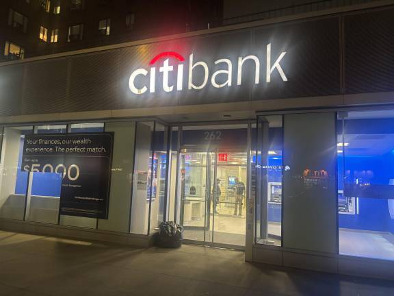A bank robber made off with about $500 from a Stuyvesant Town Citibank at First Ave. and E. 16th St. He was described as a white male in his 50s wearing a New York Yankees shirt and MLB jacket.