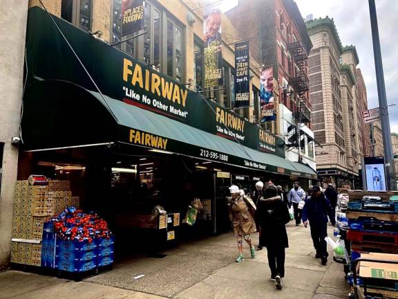 Customers were relieved that the Upper West Side Fairway would remain open.