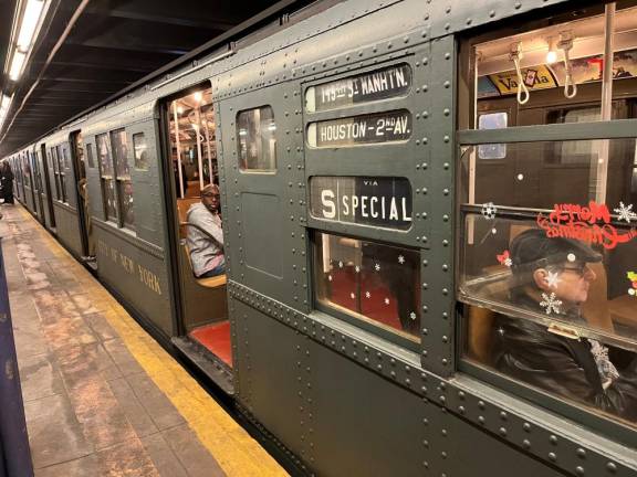 On the inside, the subway cars are different; outside, these 1930-era cars are a reminder when subway car windows opened, doors were smaller, and destination signs had to be displayed on canvas, and moved manually to display properly. Where else can you ride in90 year old technology so close to home? Photo: Ralph Spielman