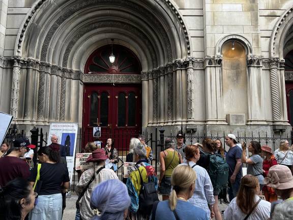 Rally / vigil to save Most Holy Redeemer Church on East Third Street, Aug. 30, 2026