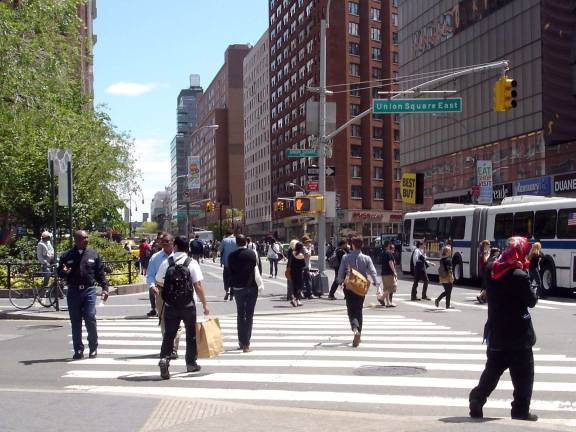 14th Street, near Ninth Avenue. Residents fear that the L train closure project could innundate their neighborhoods. Photo: Violette79, via flickr