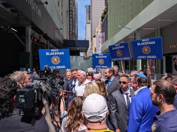Israel Day Parade, where Bruce Blakeman loves, and fights for Israel.