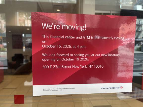 The Kips Bay Plaza Bank of America announced it would be closing and opening up another location nearby days after it was found that NYU Langone purchased the site of the Kips Bay AMC 15 over a year ago.