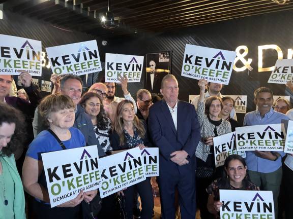 Kevin O’Keefe was the first candidate in the race for the 74th Assembly district seat.