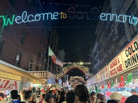 Up to two million vistors are expected to visit the ten-day San Gennaro festival on Mulberry St. in Little Italy which kicks off Sept. 17.