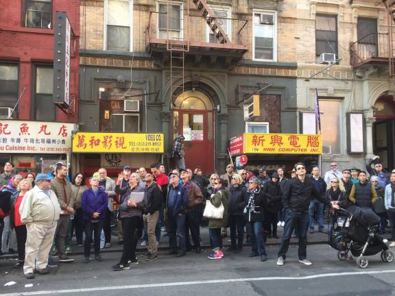 One of Goodman's walking tours in Chinatown.