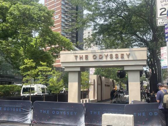 The premiere’s set-up spanned two blocks and included two different red carpet areas, waiting for the stars of the movie to walk across.