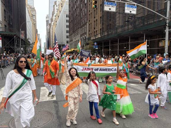 India Day Parade thrills many thousands along Madison Avenue, including Jains of America.