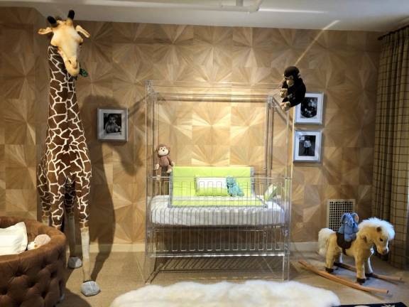 Bedroom for baby at Holiday House.