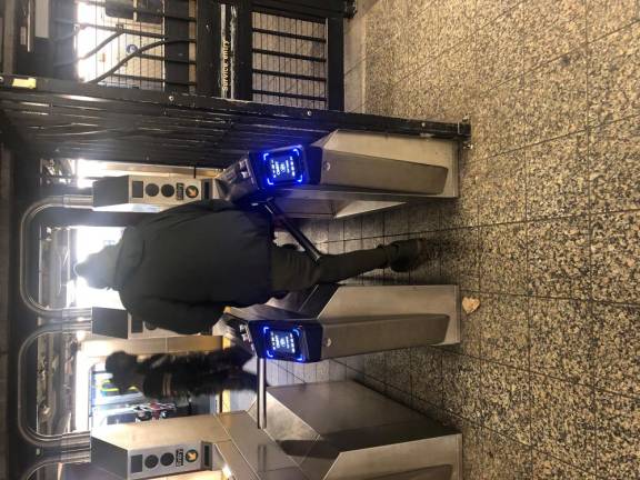 <b>Fare evaders such as this one are costing the NYC transit system an estimated $700 million a year</b>. Photo: Keith J. Kelly