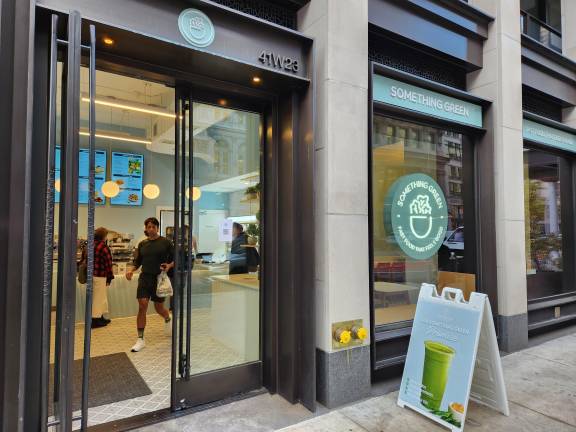 Something New is drawing a good on the run lunchtime crowd in the heart of Chelsea.