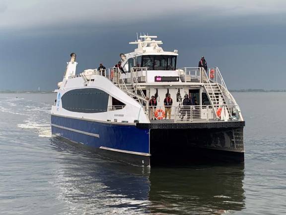 <b>Ferries are still low cost entertainment. From the East Side the ferry stops at 90th, 34th and 23rd Streets enroute to Pier 11, and then a change of boats will bring you to Governors Island for some outdoor activity. This time of year, if you are dressed warmly, a brisk ride on the top deck can be a revelation.</b> Photo: Ralph Spielman