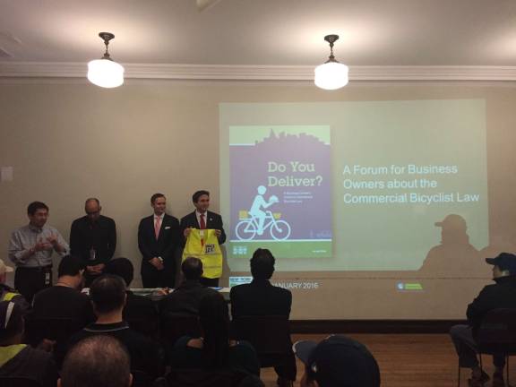 Kallos holds bike safety forum Scrapbook