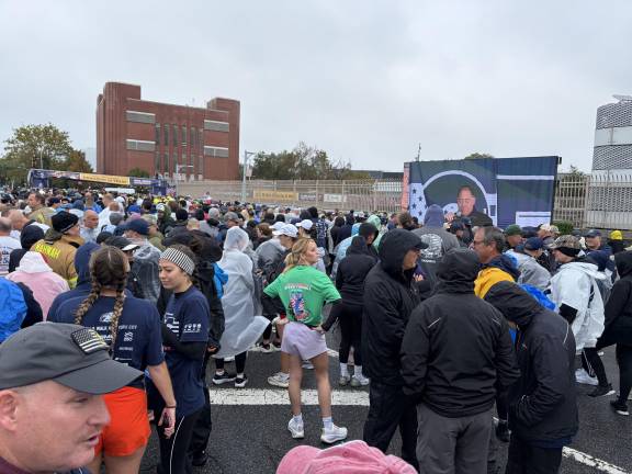 Runners await the start at Tunnel to Towers 5K, Sept. 27, 2026.