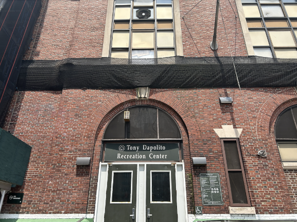 <b>The entrance to the rec center has been locked to members since 2021. </b>
