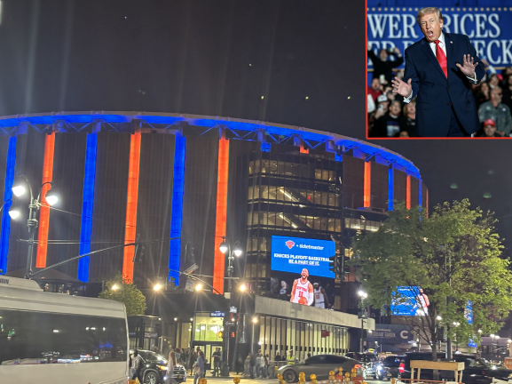 With bids from three designers due on May 4 in the Penn Station redevelopment, President Donald Trump says that he thinks moving Madison Square Garden would be impractical. In the homestretch, Amtrak, which will oversee the project, is tight lipped