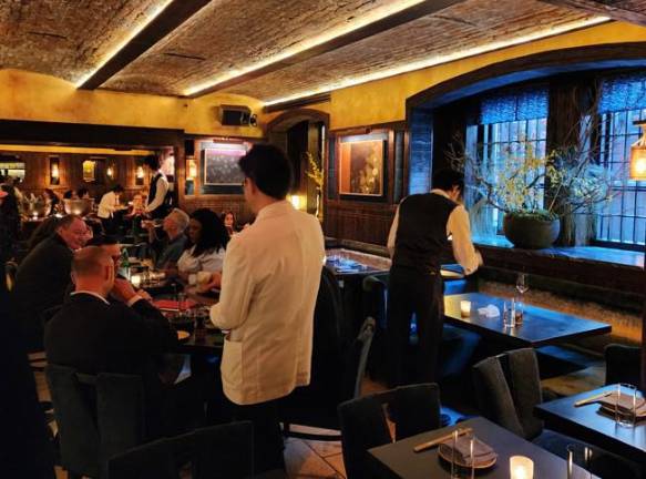 The dining room at Teruko.