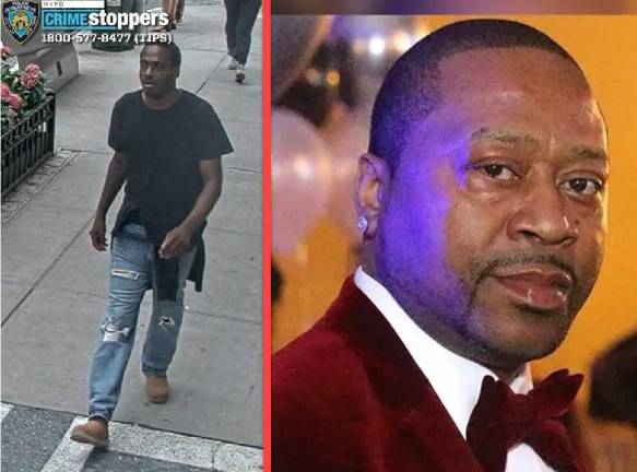 Left: Lewis D. Reynolds, arrested for elder assault. Right: Lamont “Tip Dawg” Thornton, allegedly murdered by his son.