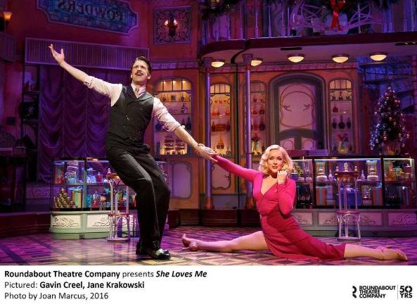Gavin Creel and Jane Krakowski in "She Loves Me." Photo: Joan Marcus