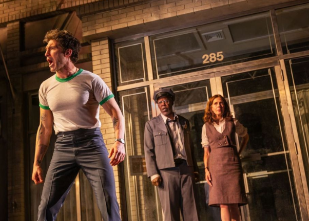Jon Bernthal and Ebon Moss Bachrach star in the stage version of the play “Dog Day Afternoon” based on a real life bankruptcy in Brooklyn in the 1970s that captured the nation.
