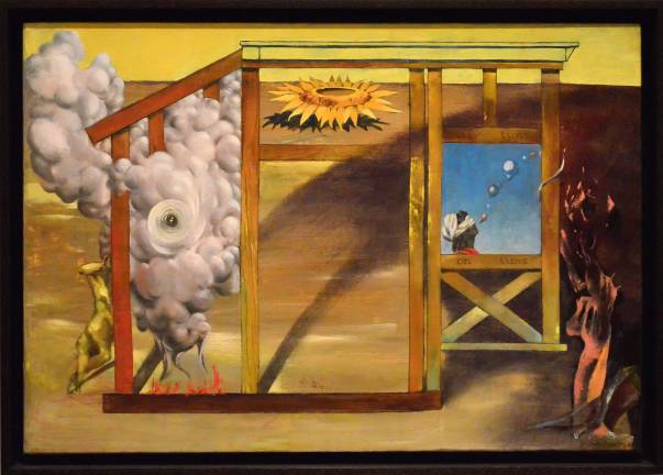 Surrealism took hold in works by Roberto Matta and Max Ernst and homegrown talents like Dorothea Tanning. Above, Tanning&#x2019;s &#x201c;On Time Off Time.&quot; Photo: Adel Gorgy