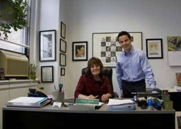 Karen Smith, principal and founder of The Smith School, and Daniel Madden, the school's assistant vice principal and learning specialist. Photo: Melody Chan