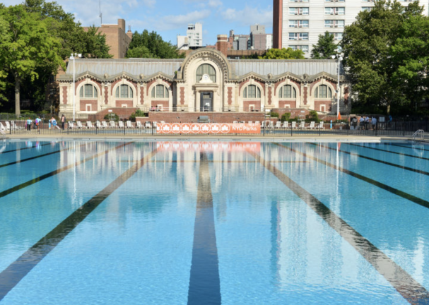 Hamilton Fish Park hosts one of Manhattan’s two free Learn to Swim initiative sites. The program offers beginner, intermediate, and advanced lessons for adults and children, with registration being handled through an online lottery.
