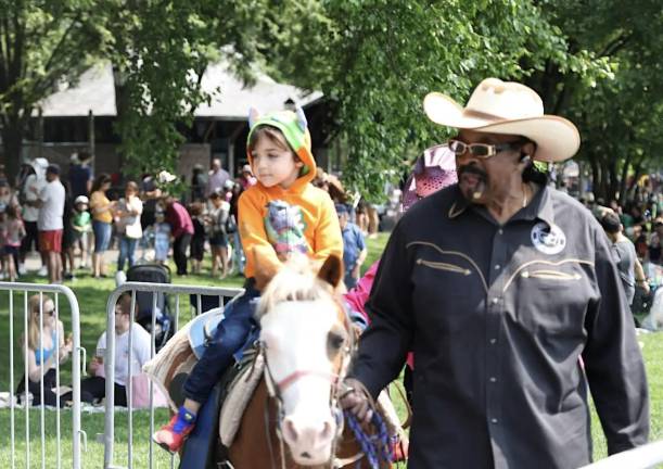 Juneteenth takes Manhattan on a pony ride guided by the Federation of Black Cowboys at Rockfeller Park, Battery Park City.