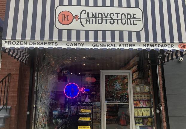 The Candy Store offers a wide variety of international products, old standards, and some hard-to-find things, as well as gelato, yogurt, and, coming soon, soft-serve ice cream.