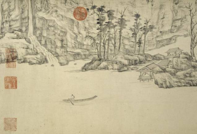 Wen Zhengming, Chinese, 1470–1559, Summer Retreat in the Eastern Grove (detail). China, Ming dynasty (1368–1644), datable to before 1515 Handscroll; ink on paper, 12 1/2 × 42 1/2 in., The Metropolitan Museum of Art, Bequest of John M. Crawford Jr., 1988