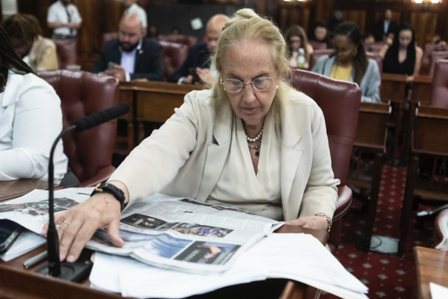 Councilwoman Gale Brewer, prime sponsor of Local Law 93, the water fountain bill, which will add 50 public water fountains in city parks, but it has a very long lead time.