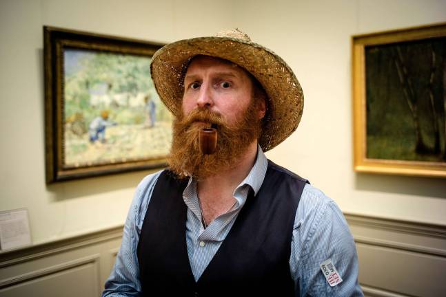 Walter DeForest, aka #VGFY, wrote and performs his one-man show, &#x201c;Van Gogh Find Yourself.&quot; Photo: #VGFY