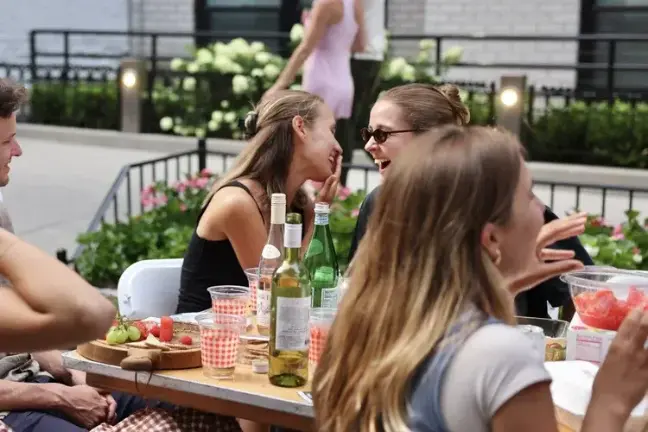 The Longest Table dinner on the Upper East Side took place from 6 to 8 p.m. July 29.
