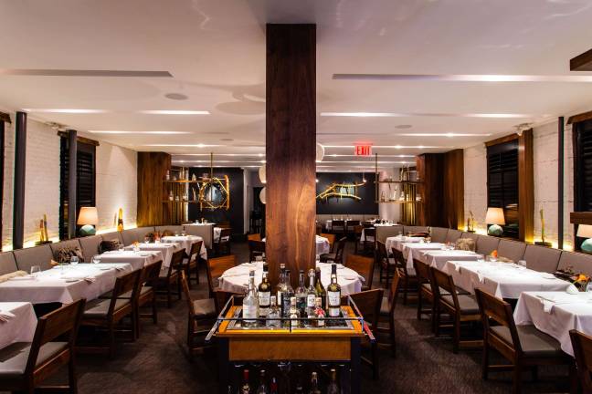 The dining room at Dovetail.