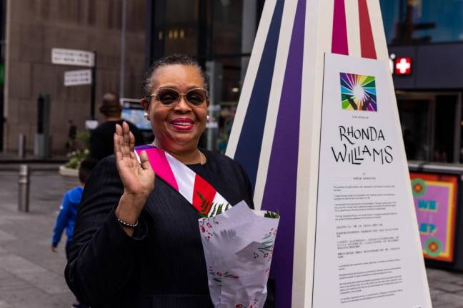 “This is the ‘year of yes’ for me,” said Rhonda Williams, whose story was featured in the installation. Photo: Maria Baranova