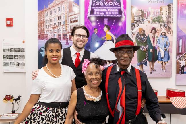 Dancers from Harlem Swing Dance Society.