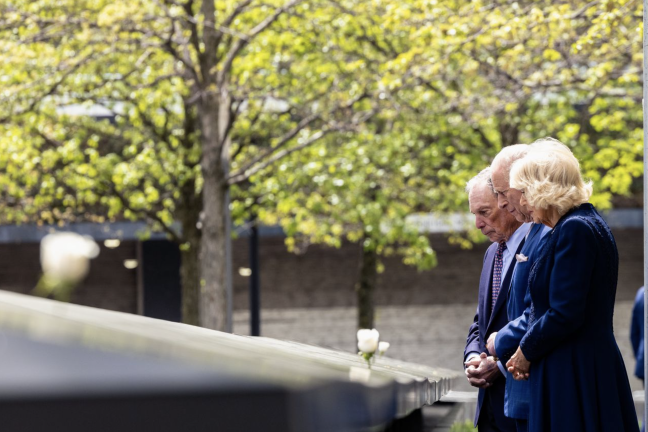 Their Majesties pay their respects at the 9/11 Memorial and Museum