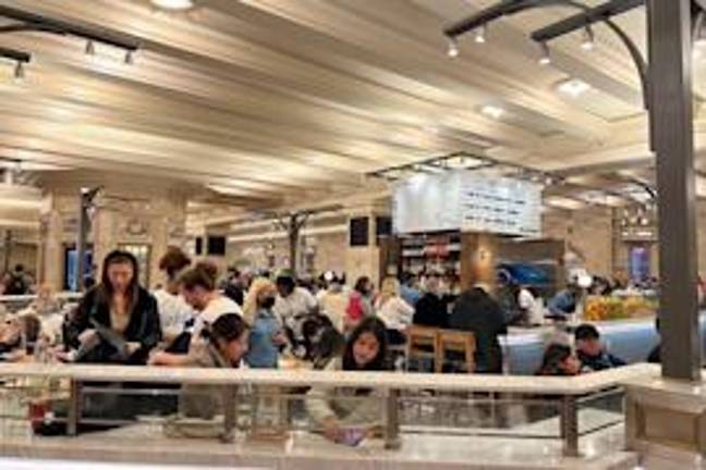 Tartnery Restaurant inside Grand Central was the scene of an attack by an apparently deranged black man who stabbed two teen tourists on Christmas Day.