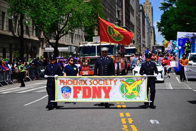 FDNY Phoenix Society at Japan Day Parade 2025.