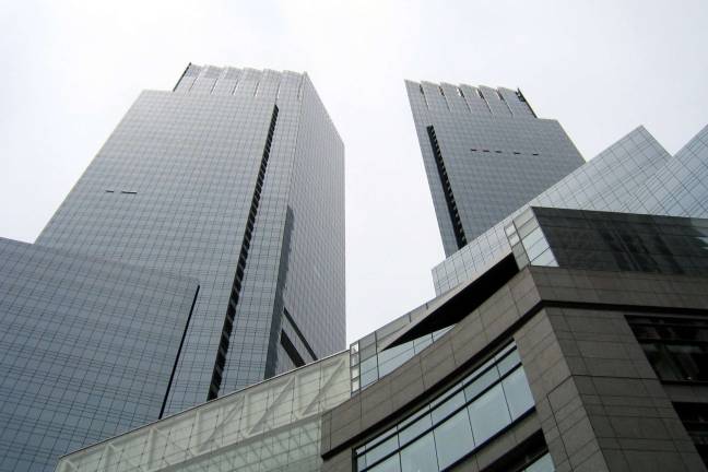 The Time Warner Center, where many high-end apartments have gone to unnamed buyers. Photo by Wally Gobetz via flickr