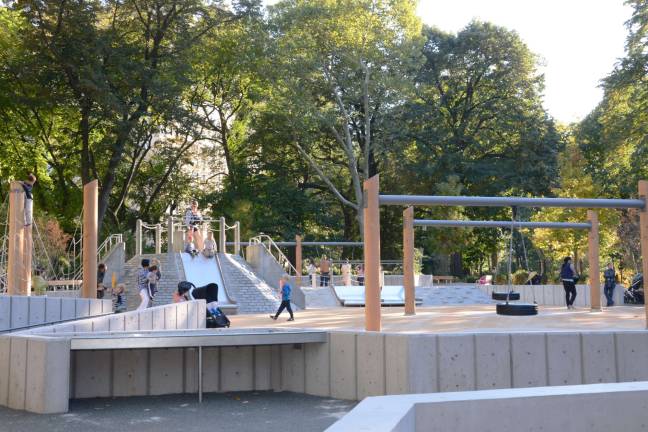Central Park Playground renovated Scrapbook