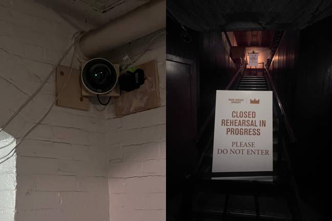 The Greys were tightly confined to their basement headquarters during September 22 drills, as evidenced by the presence of surveillance cameras and barriers blocking access to the rest of the Armory.