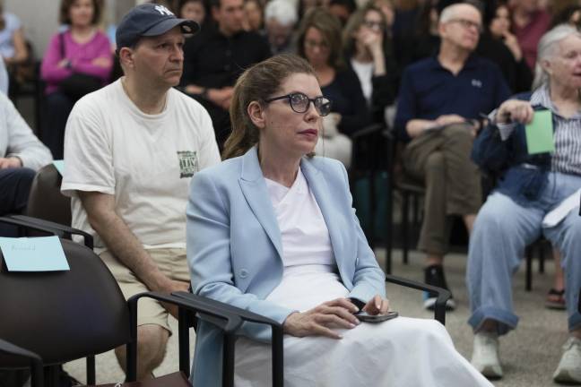 City Council Speaker Julie Menin (above) attended a July 7 town hall on the subject, where she pressed health officials about the progress of disease testing.