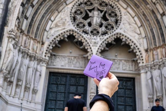 An example of a small act of care, connection, and courage.