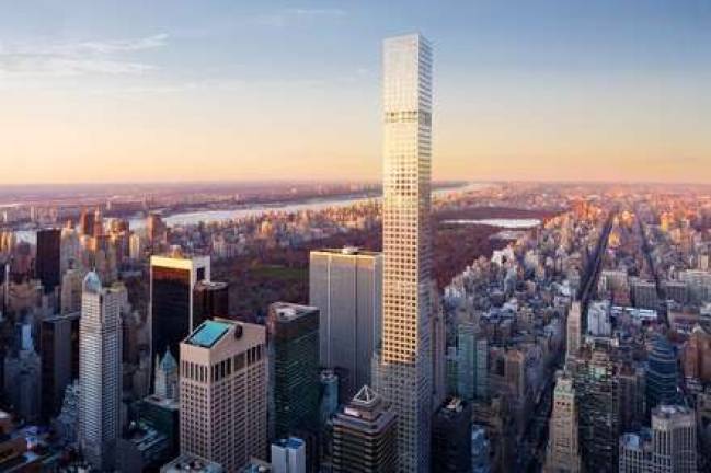 432 Park Avenue, which was completed in 2015, looms over Central Park and the East Side at 1,396 feet. Source: elliman.com