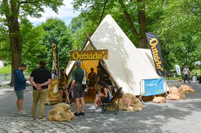 The free adventure festival was organized by NYC Parks in partnership with Outside. Photo: NYC Parks / Daniel Avila