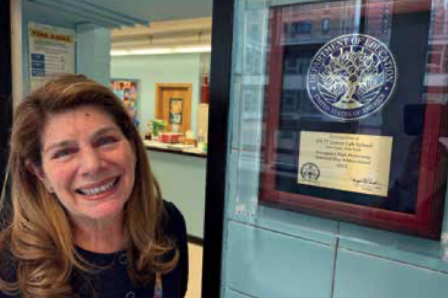 P.S. 77 principal Sandra Miller says that “hard work,” both in terms of socio-emotional development and academic rigor, are the key to making her school top-notch.